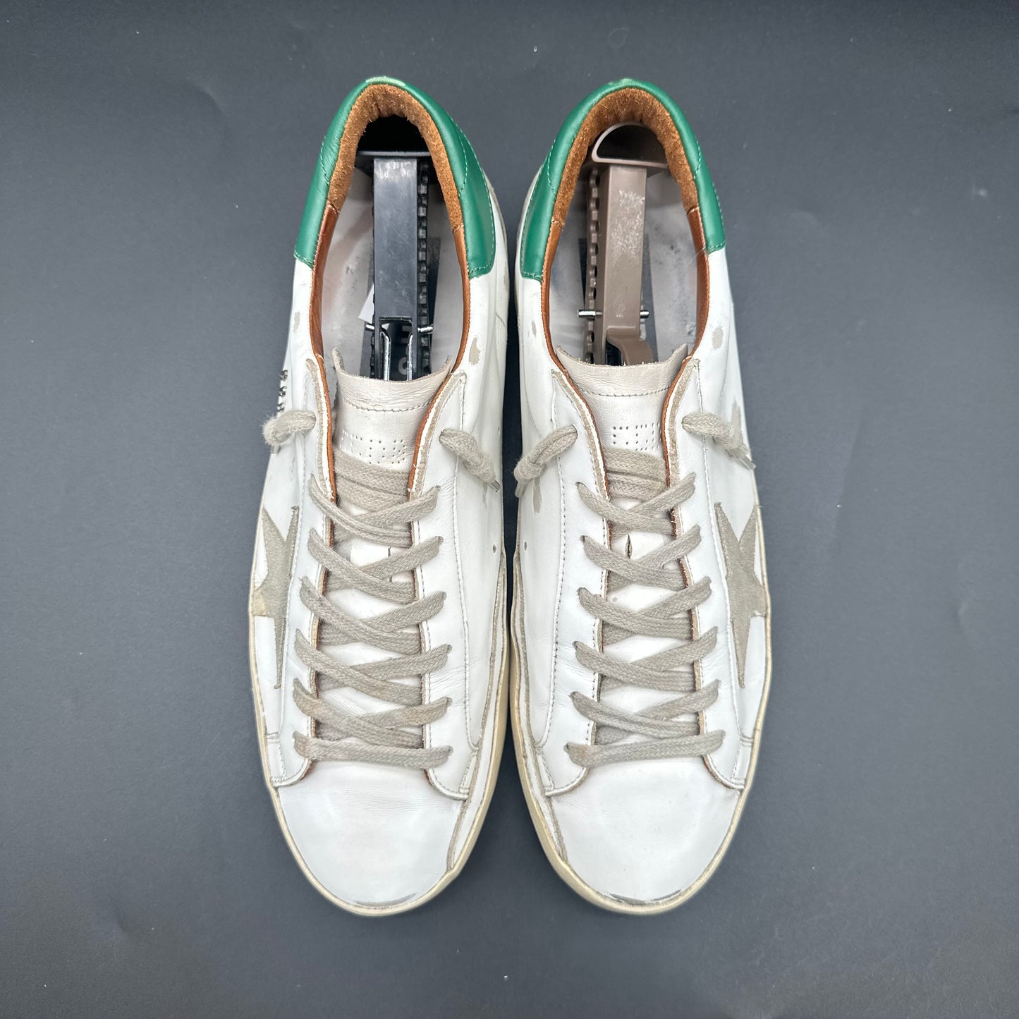 Golden Goose Superstar - Blanc Beige Vert C1450