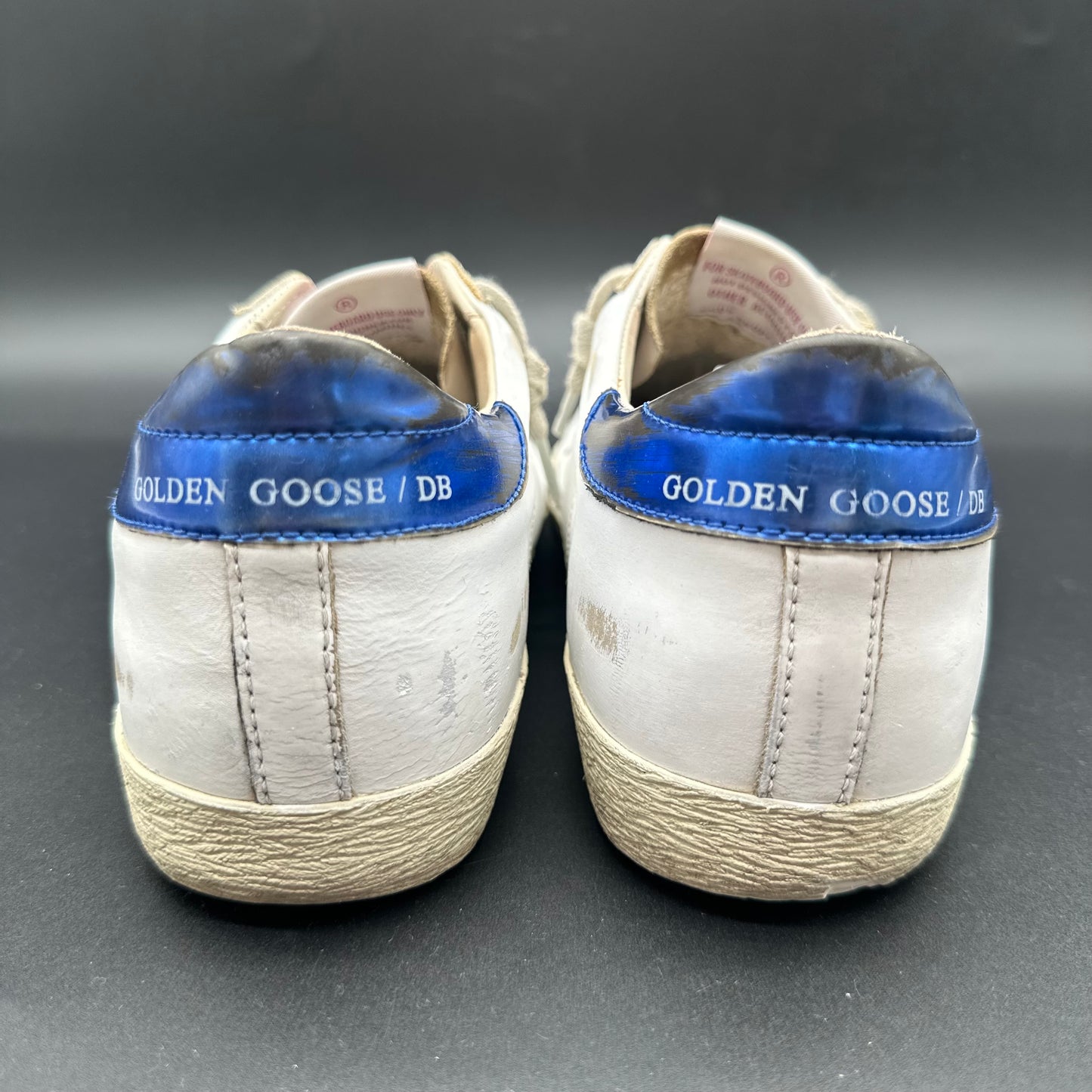 Golden Goose Superstar - Blanc Bleu Or Paillettes C1404