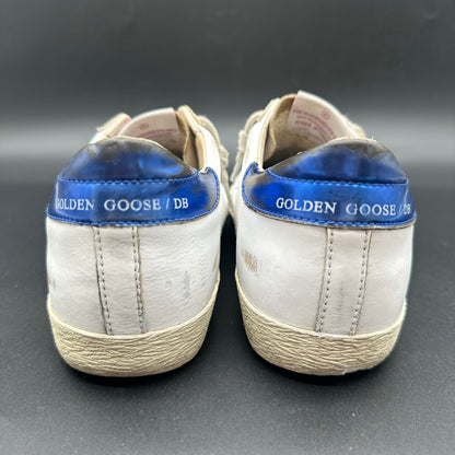 Golden Goose Superstar - Blanc Bleu Or Paillettes C1404