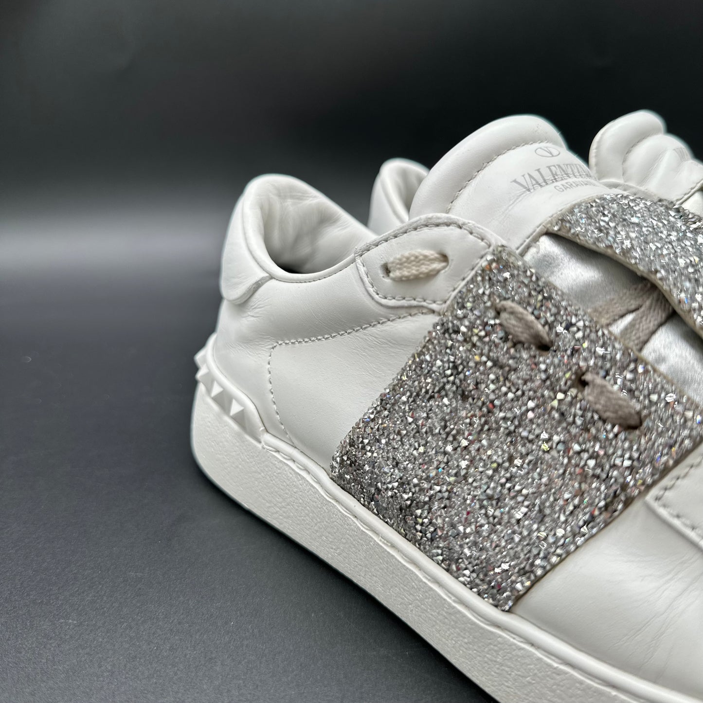 Valentino Open - Blanc Paillettes C1348