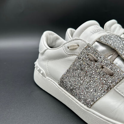 Valentino Open - Blanc Paillettes C1348