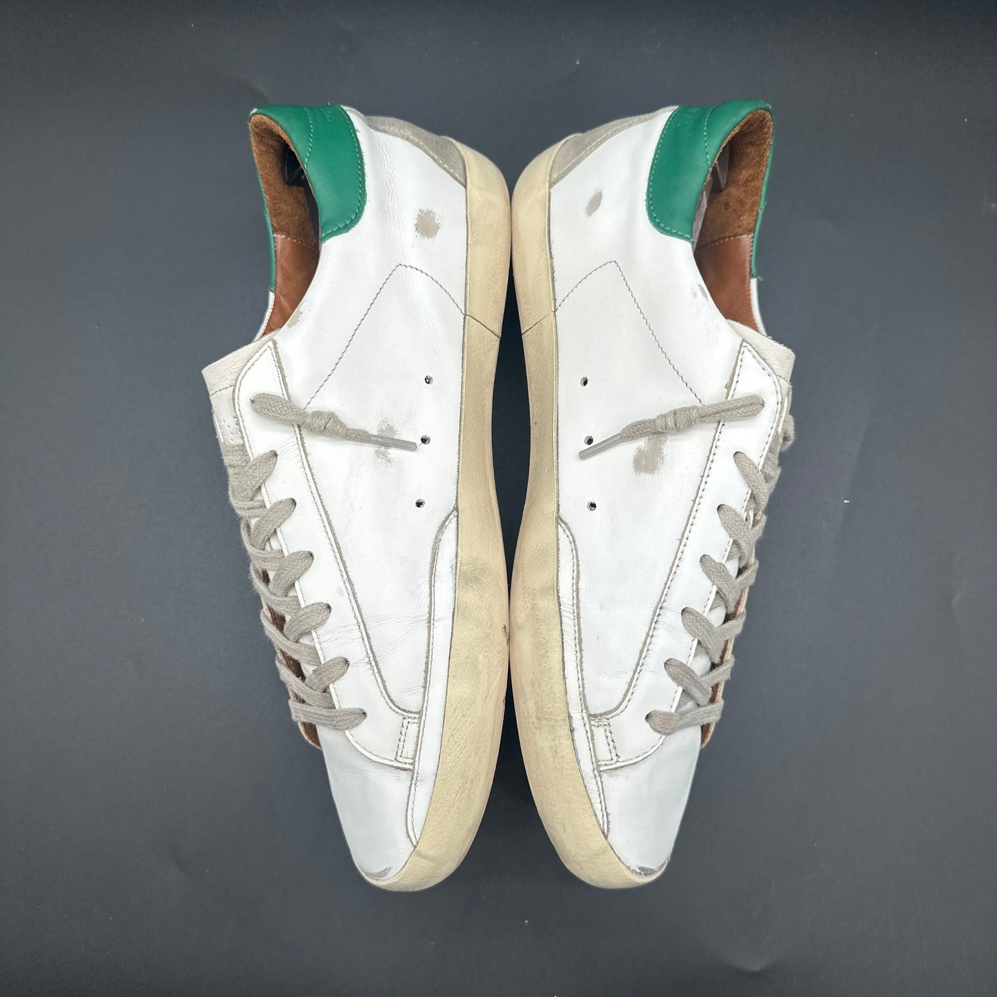 Golden Goose Superstar - Blanc Beige Vert C1450