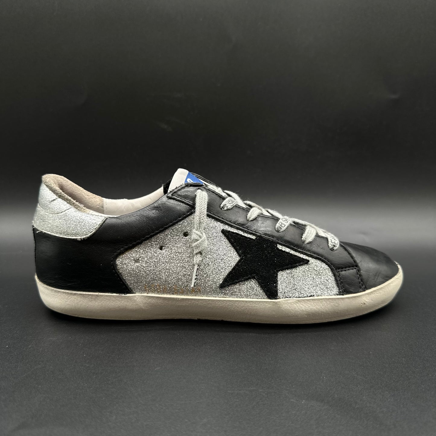 Golden Goose Superstar - Noir Argent Paillettes K49