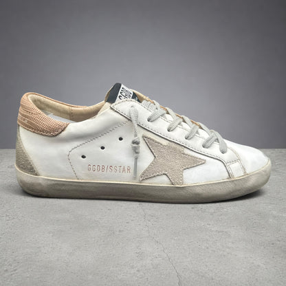 Golden Goose Superstar - Blanc Marron Beige C1354
