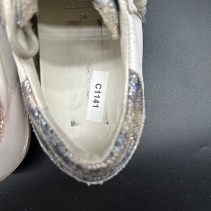 Golden Goose Superstar - Blanc Noir Paillettes C1141