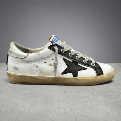 Golden Goose Superstar - Blanc Noir Argent K41