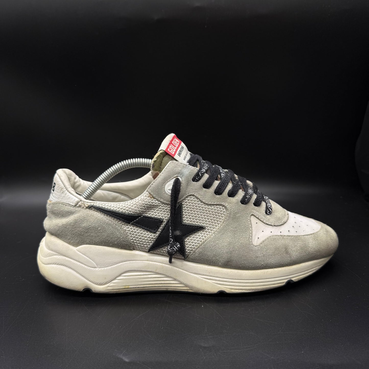 Golden Goose Running - Gris Noir Blanc