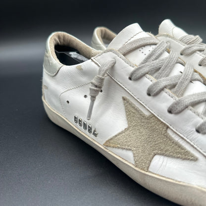 Golden Goose Superstar - Blanc Argent Beige C1261