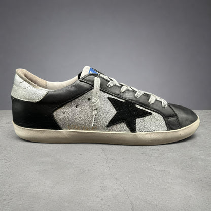 Golden Goose Superstar - Noir Argent Paillettes K49