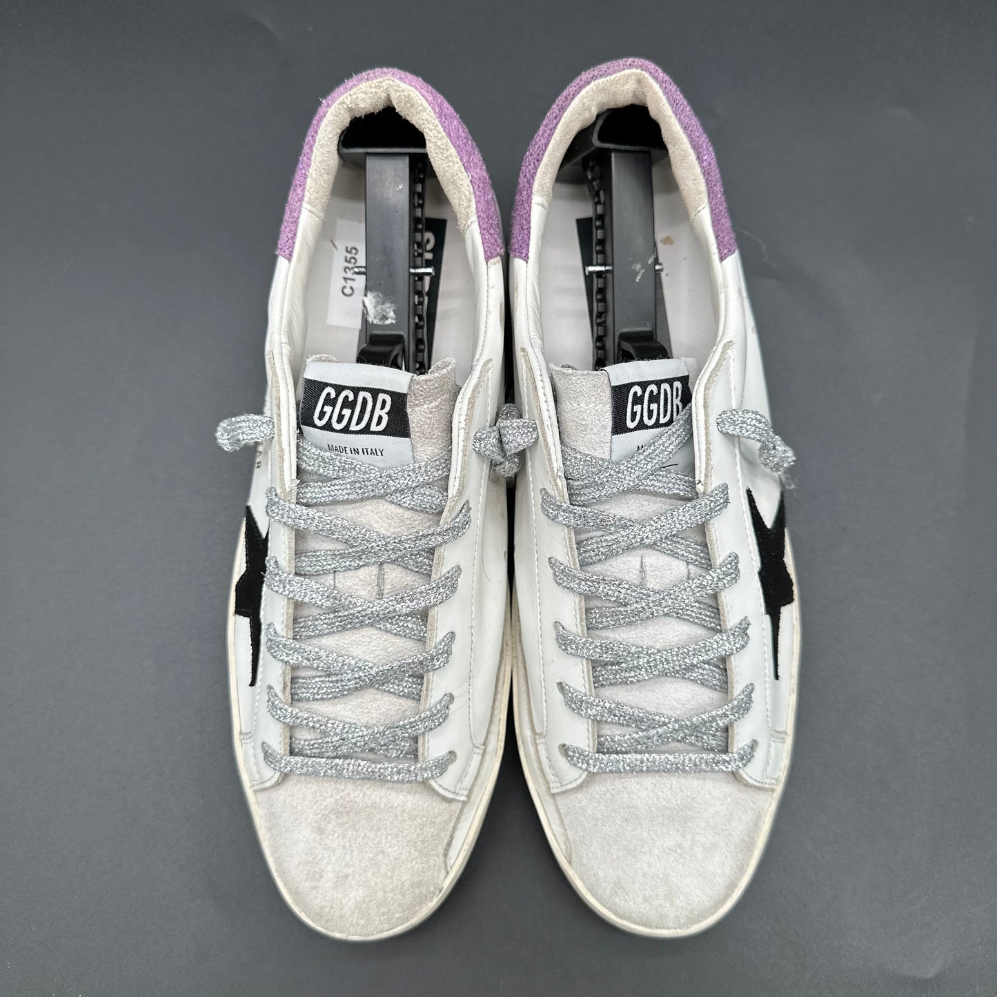 Golden Goose Superstar - Blanc Noir Violet C1355