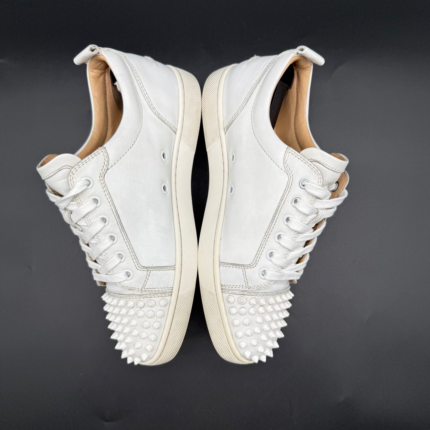 Louboutin Junior Spike - Blanc C600