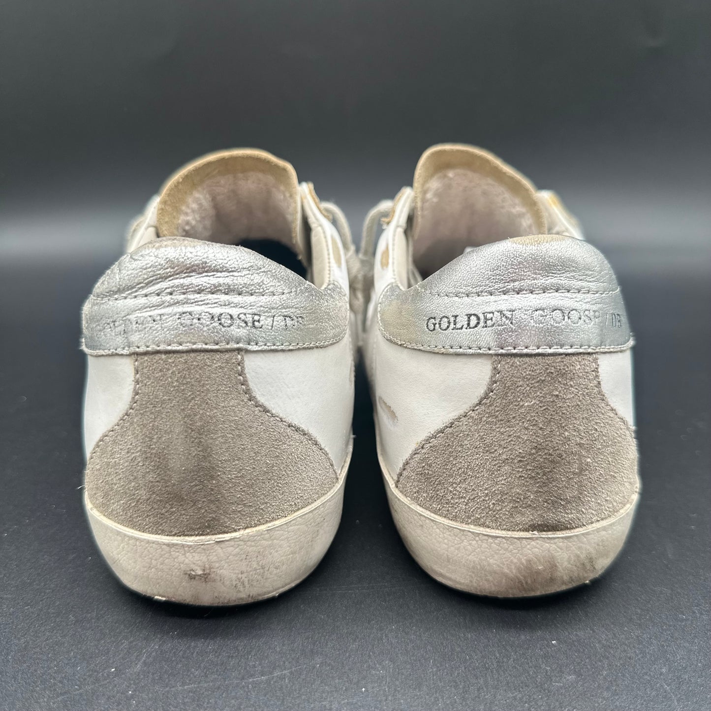 Golden Goose Superstar - Blanc Beige Argent C1255