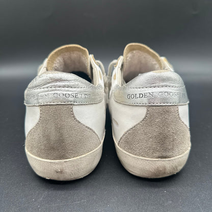 Golden Goose Superstar - Blanc Beige Argent C1255