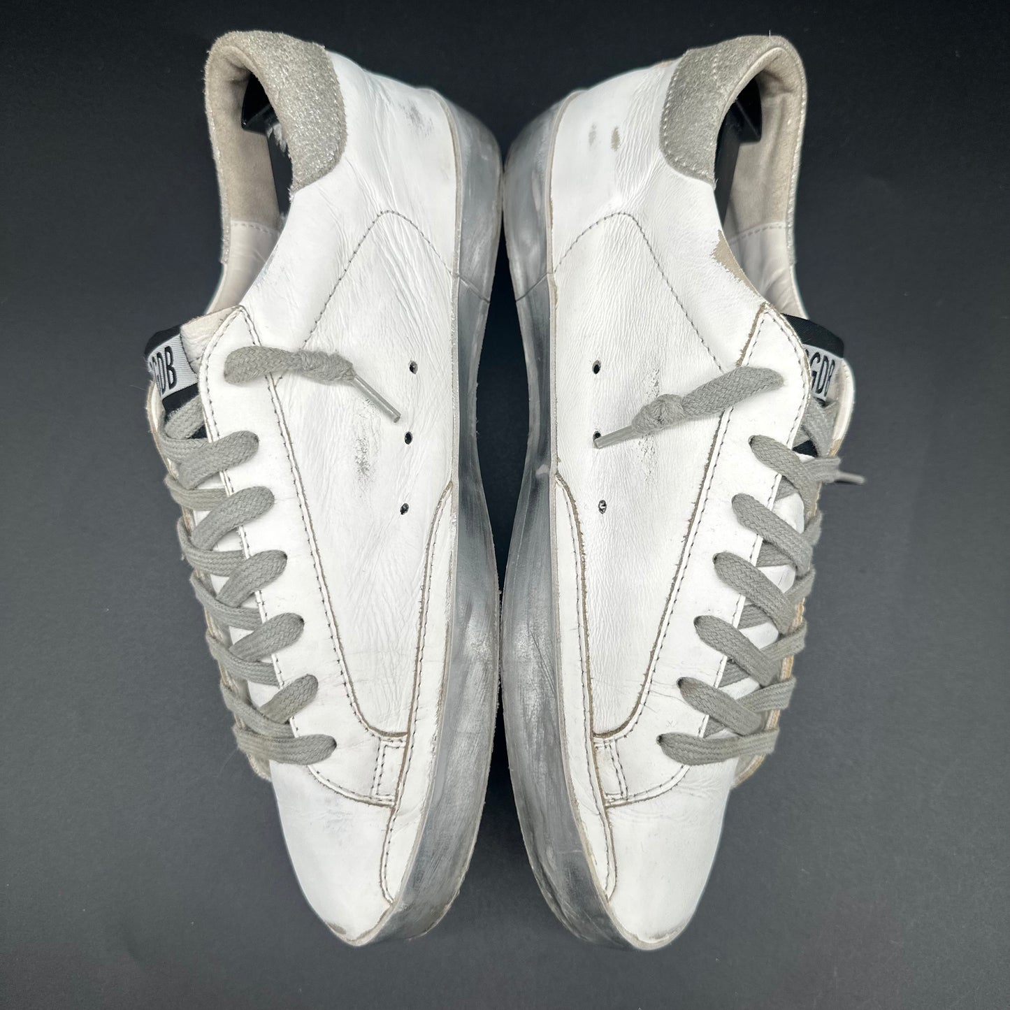 Golden Goose Superstar - Blanc Argent C1031
