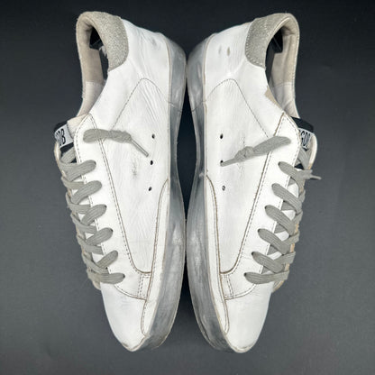 Golden Goose Superstar - Blanc Argent C1031