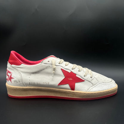 Golden Goose Ballstar - Blanc Rouge C1342