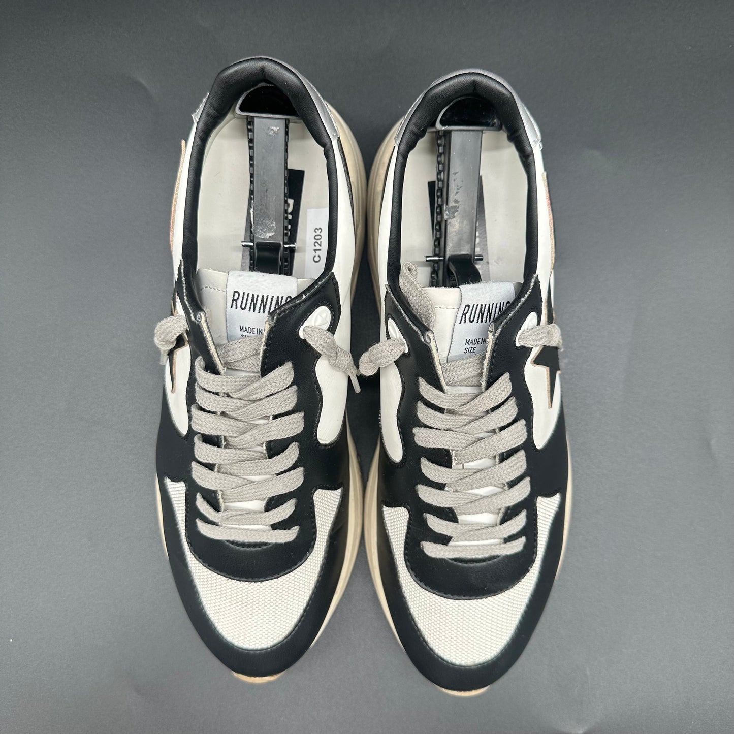 Golden Goose Running - Blanc Noir C1203
