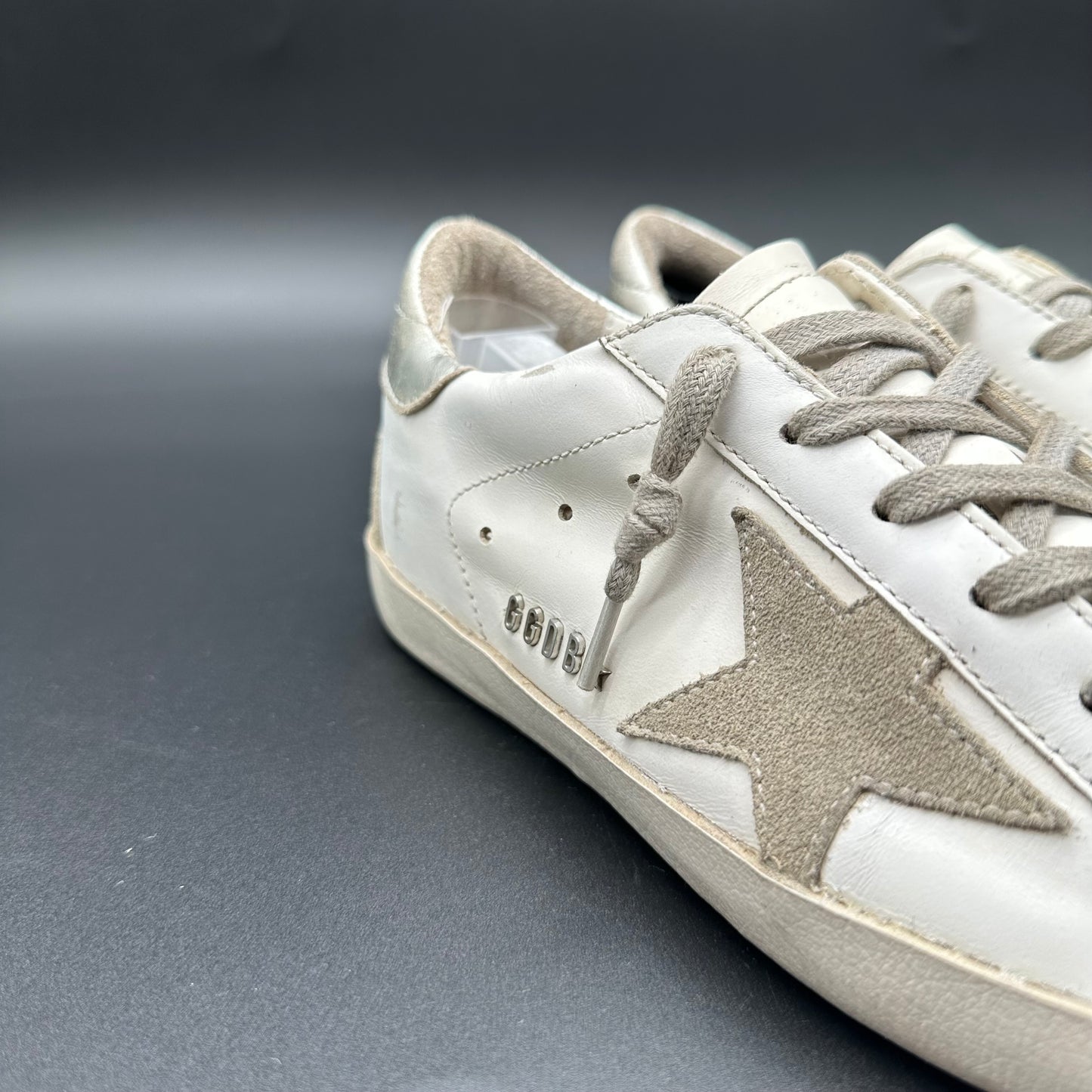 Golden Goose Superstar - Blanc Argent C985