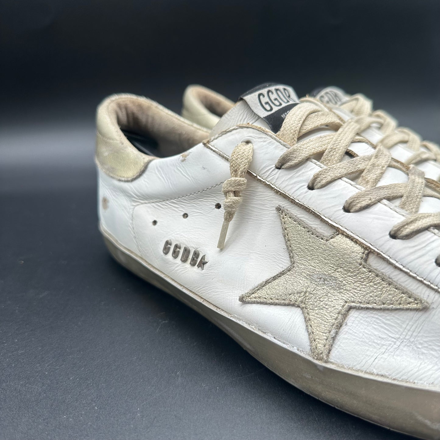 Golden Goose Superstar - Blanc Or C1237