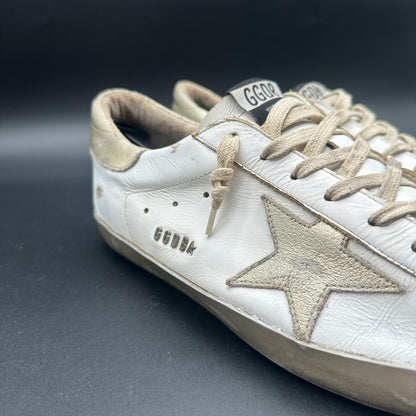 Golden Goose Superstar - Blanc Or C1237