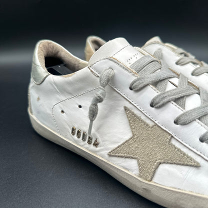 Golden Goose Superstar - Blanc Argent Beige C1284