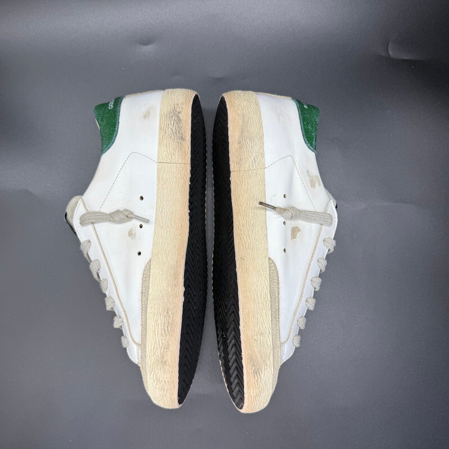 Golden Goose Superstar - Blanc/Gris/Vert ◼️