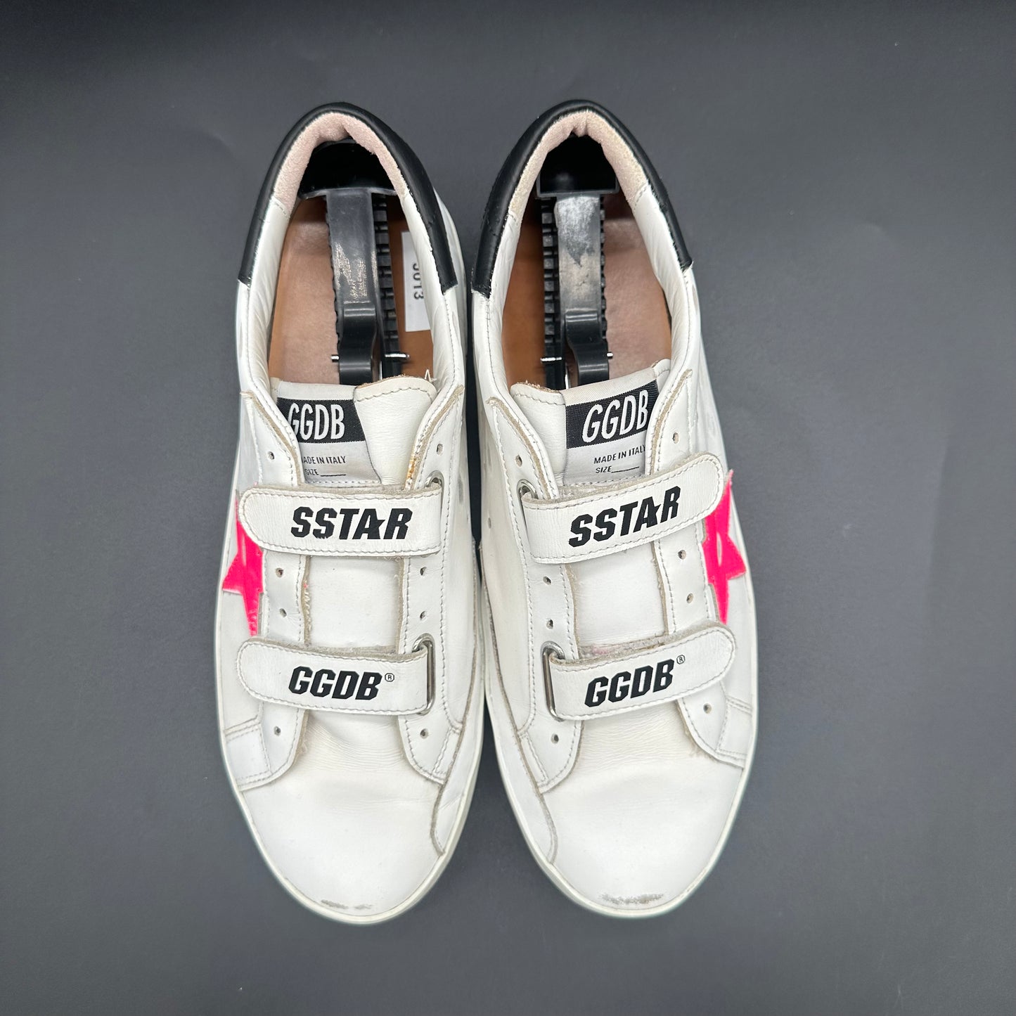 Golden Goose Old-School - Blanc Noir Rose J013