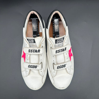 Golden Goose Old-School - Blanc Noir Rose J013