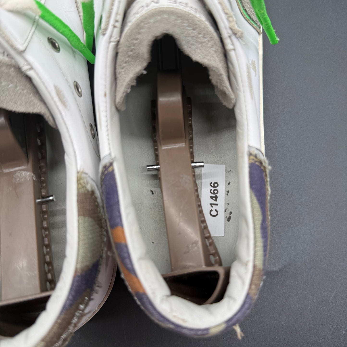 Philippe Model PRSX - Blanc Vert Kaki C1466