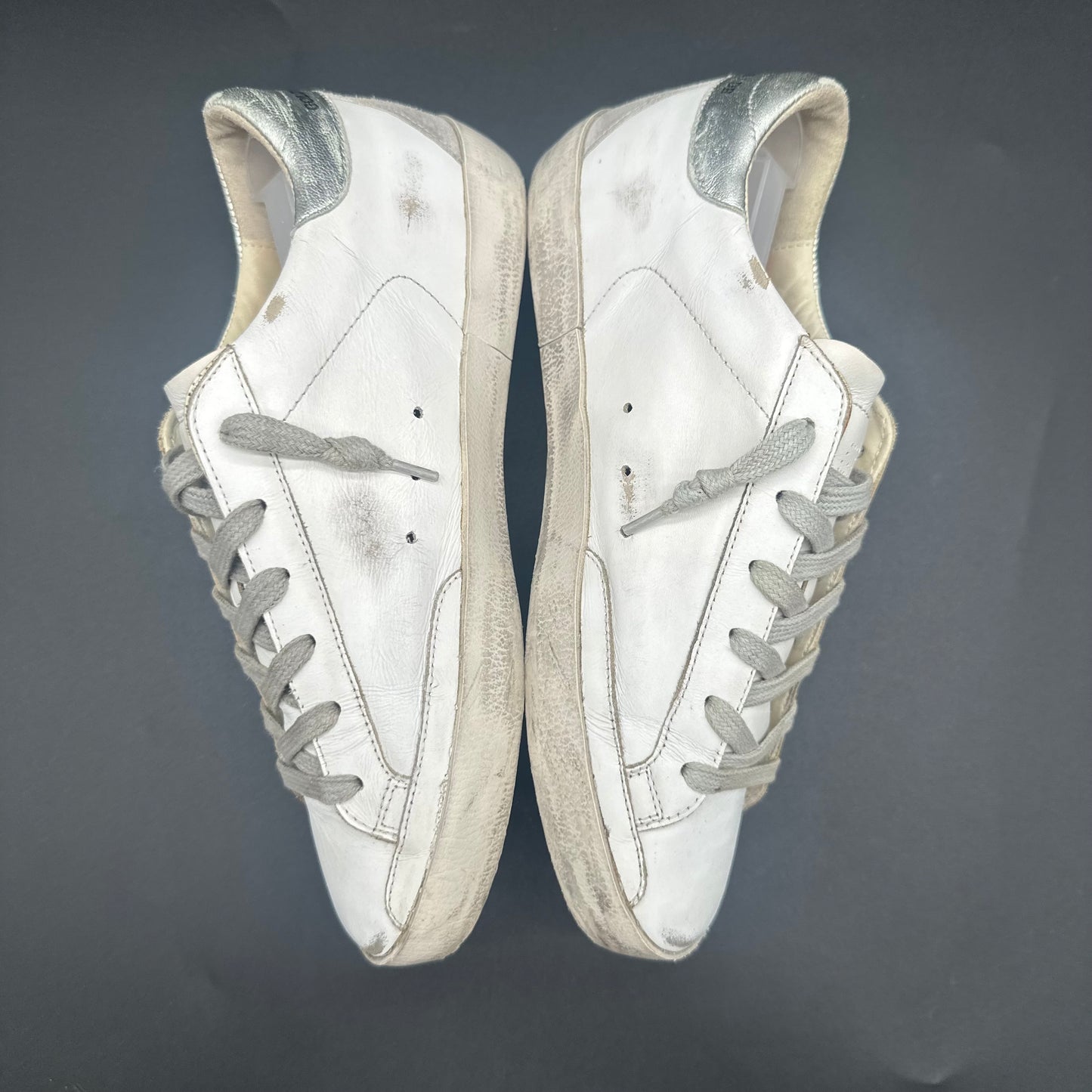 Golden Goose Superstar - Blanc Argent Beige P433