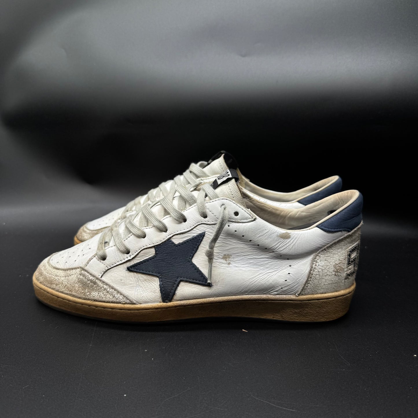 Golden Goose BallStar - Blanc/ Bleu ▫️