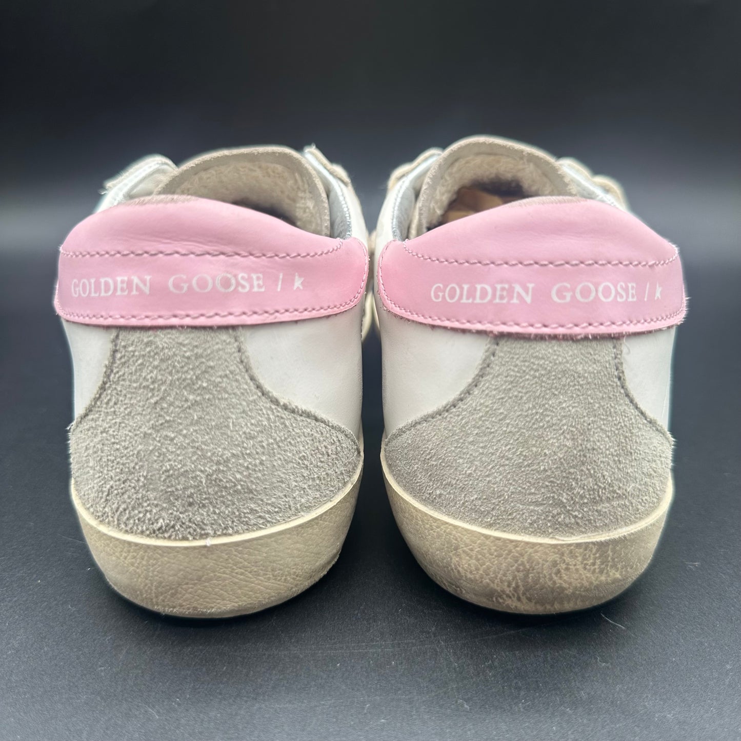 Golden Goose Superstar - Blanc Rose Argent P430
