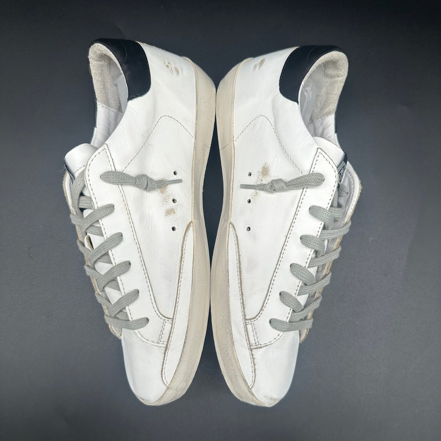 Golden Goose Superstar - Blanc Noir Paillettes C1290