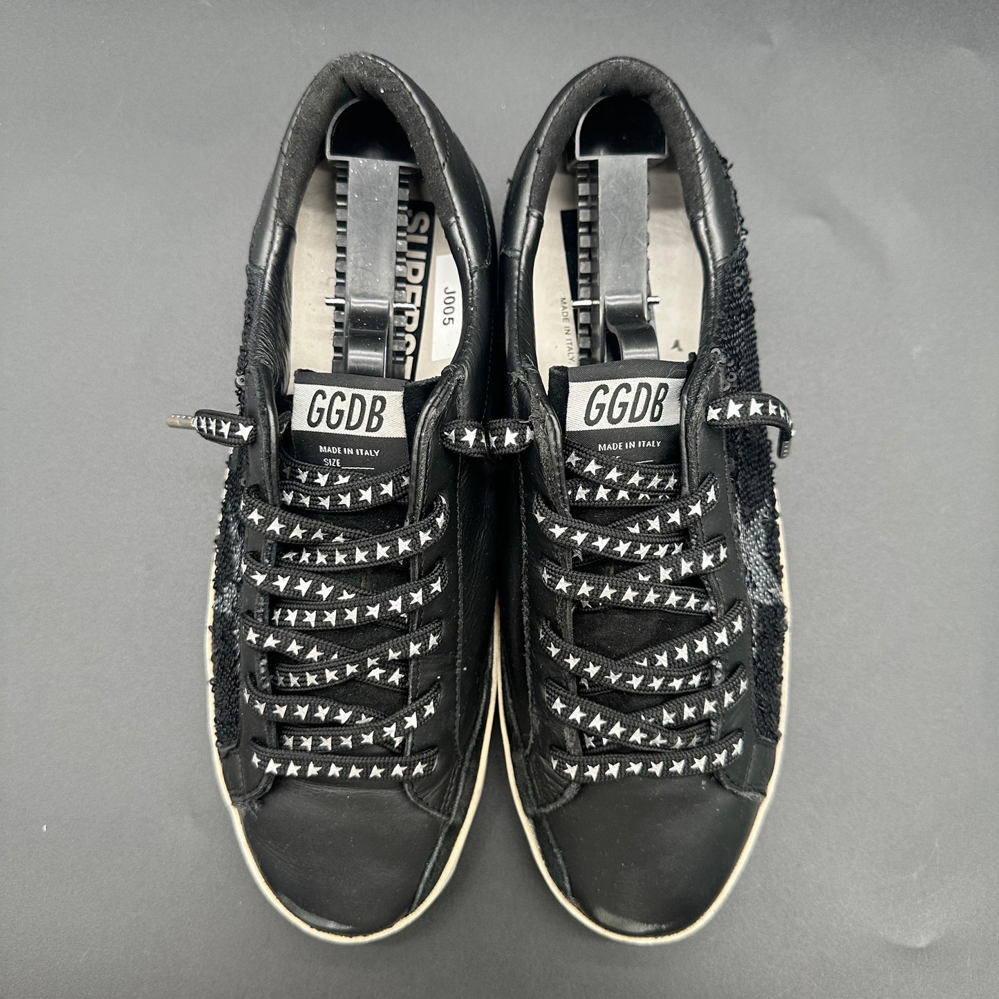 Golden Goose Superstar - Noir Paillettes J005