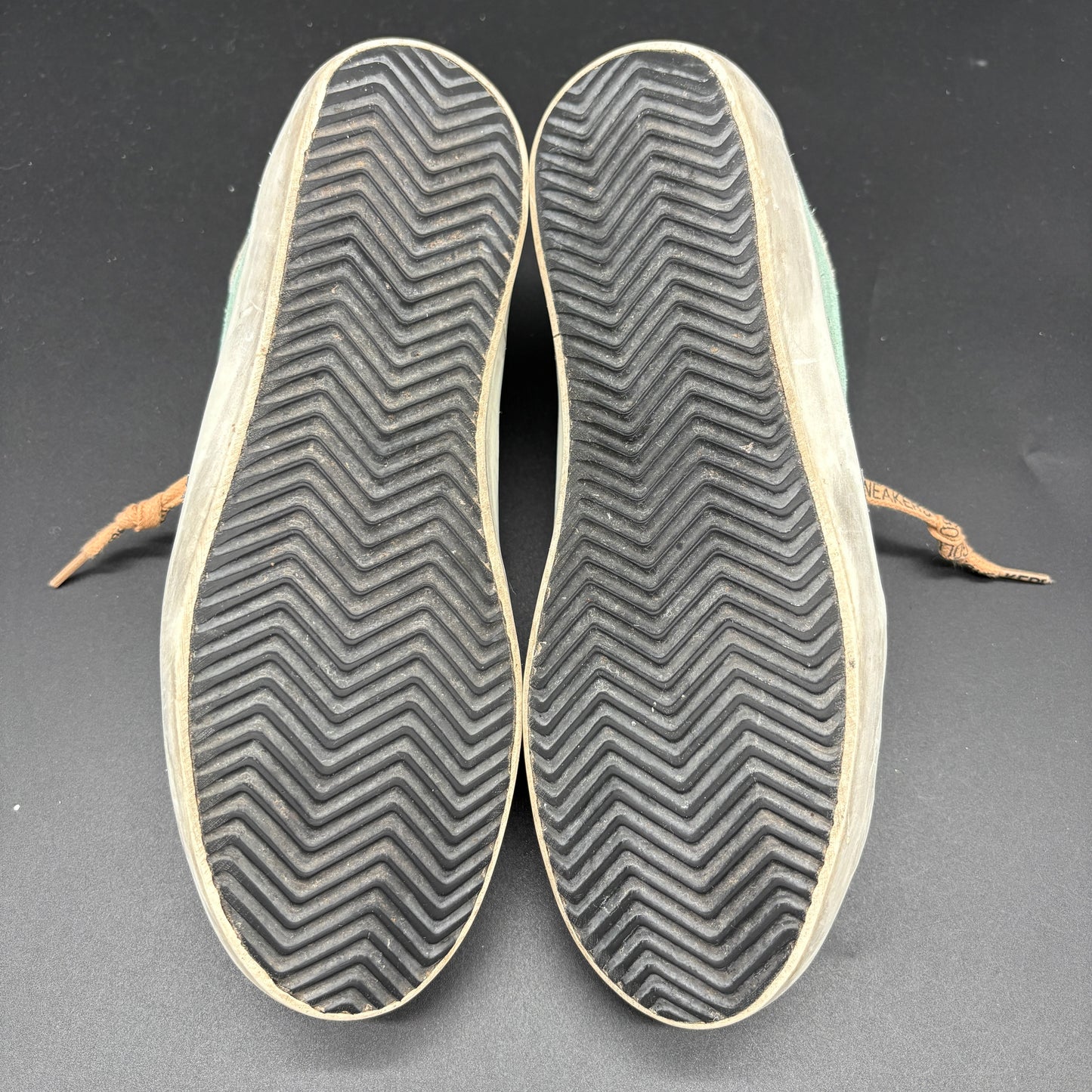 Golden Goose Superstar - Paillette Argent Vert Orange K34