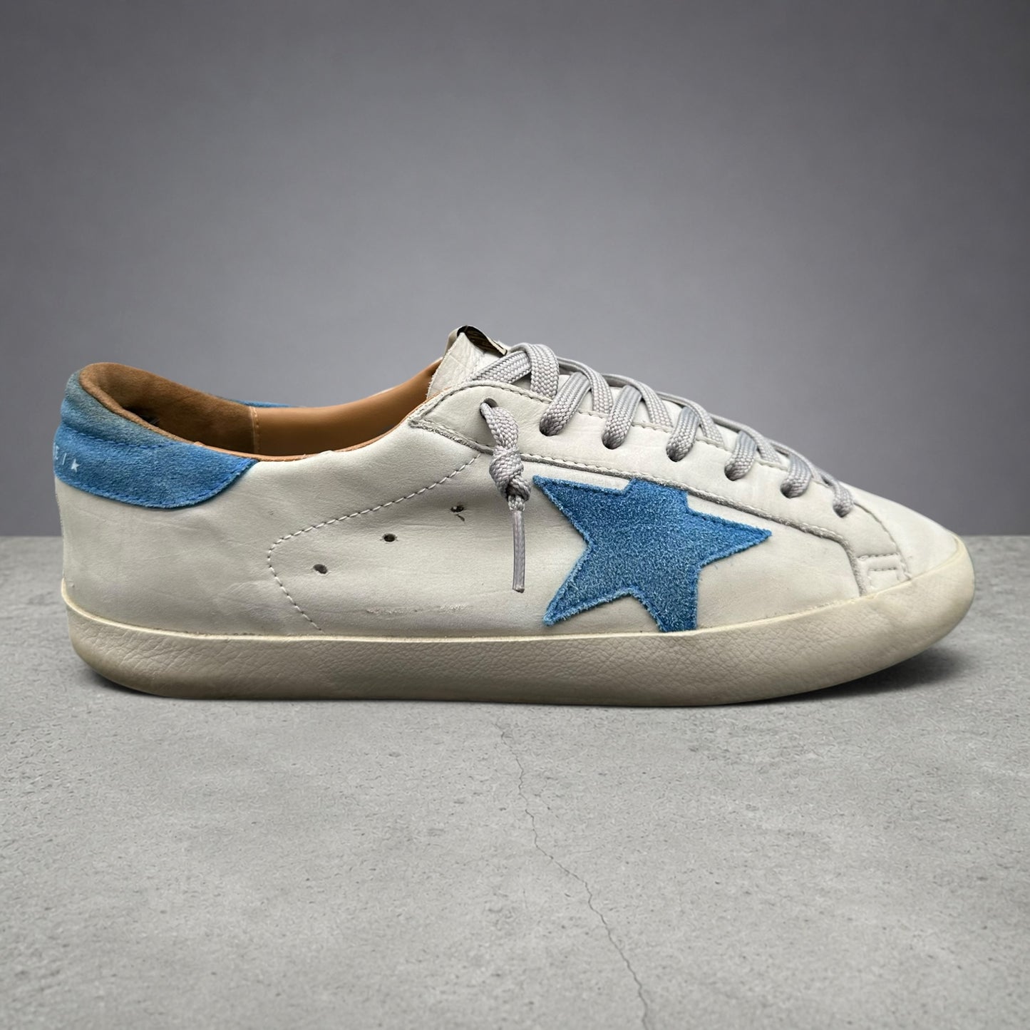 Golden Goose Superstar - Beige Bleu C1343