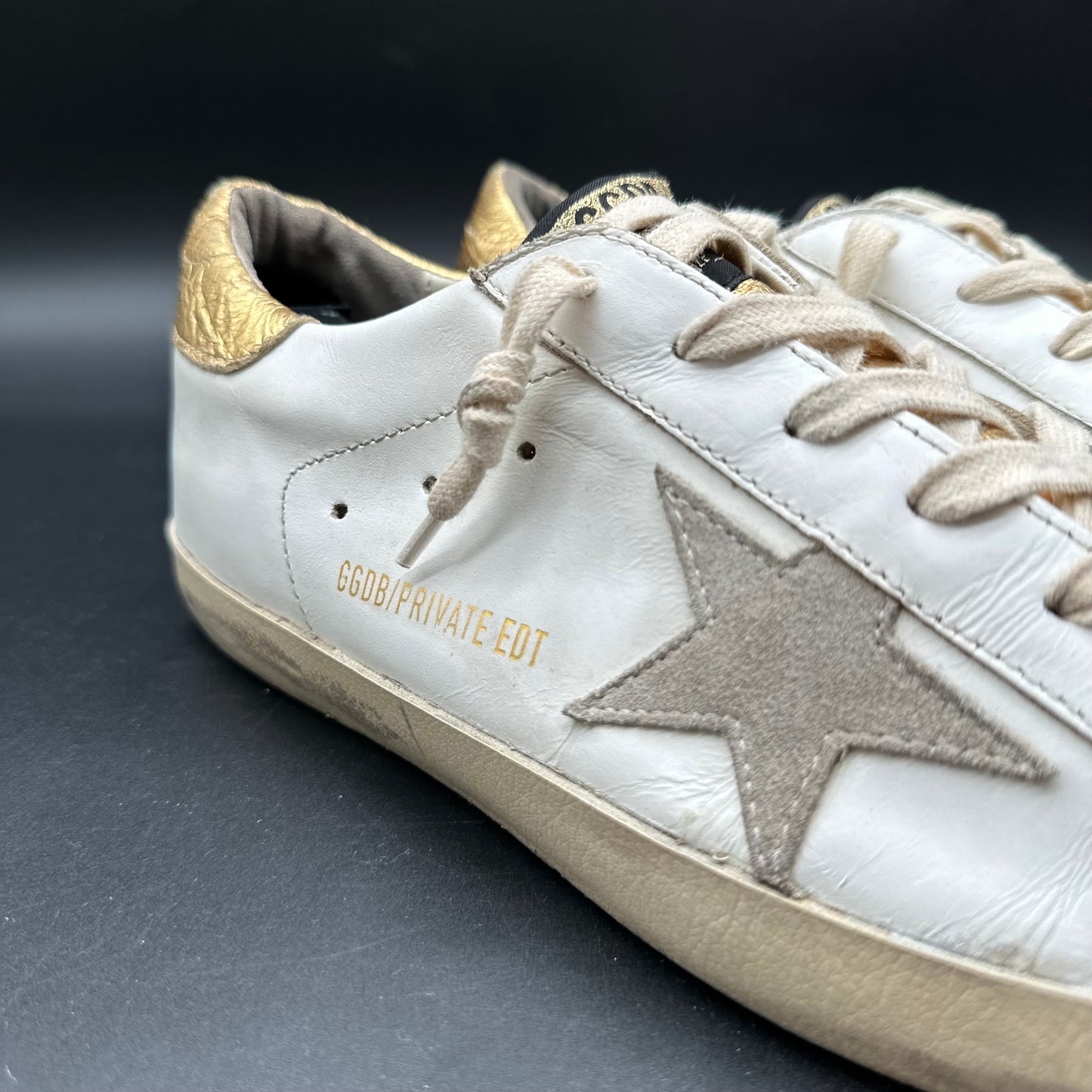 Golden Goose Superstar - Blanc Beige Or K48