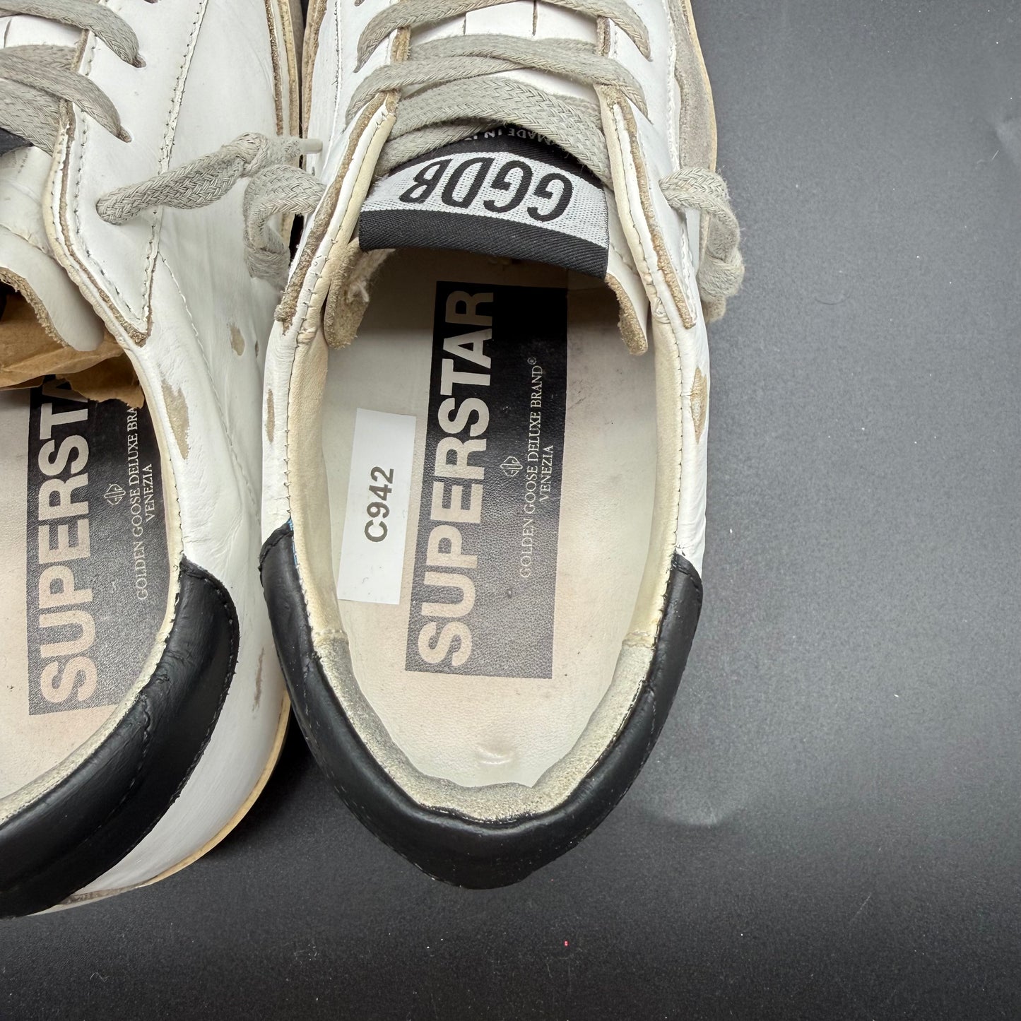 Golden Goose Superstar - Blanc Noir C942
