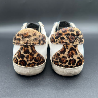Golden Goose Superstar - Blanc Rouge Léopard Jean J004
