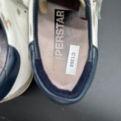 Golden Goose Superstar - Blanc Bleu Beige C1368
