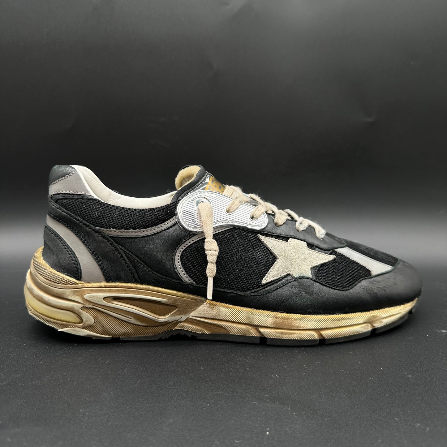Golden Goose Dad-Star - Noir Beige C1442