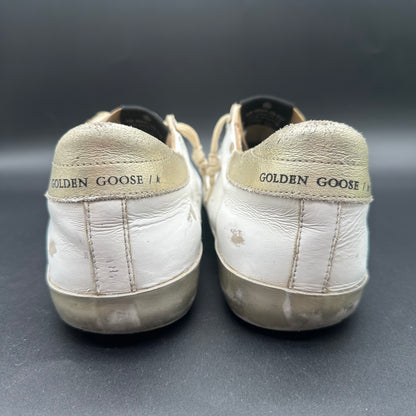 Golden Goose Superstar - Blanc Or C1237
