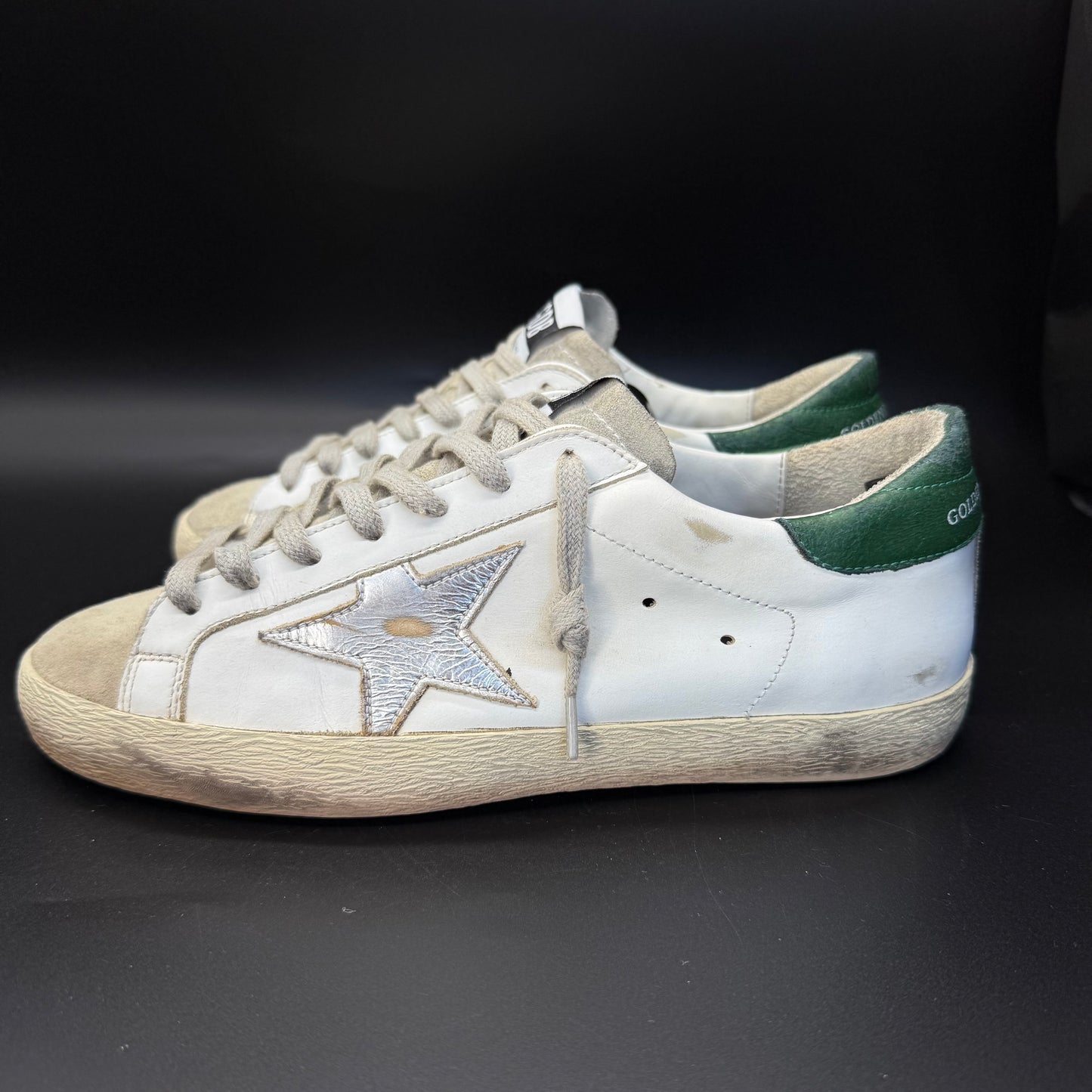 Golden Goose Superstar - Blanc/Gris/Vert ◼️