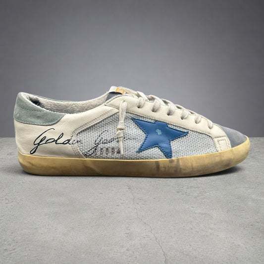 Golden Goose Superstar - Beige Vert Gris Bleu C1296