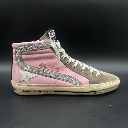 Golden Goose Slide - Rose Beige Paillettes C1383