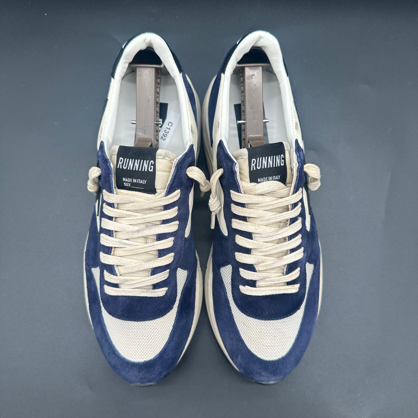 Golden Goose Running - Blanc Bleu C1392
