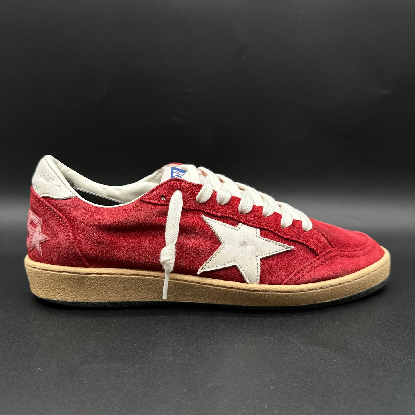 Golden Goose Ballstar - Rouge Blanc C1463