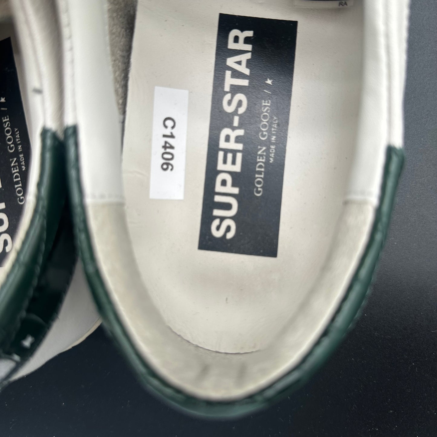 Golden Goose Superstar - Blanc Vert C1406