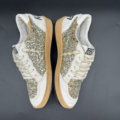 Golden Goose Ballstar - Blanc Paillettes C1112