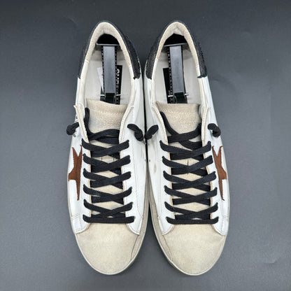 Golden Goose Superstar - Blanc Noir Marron C1312